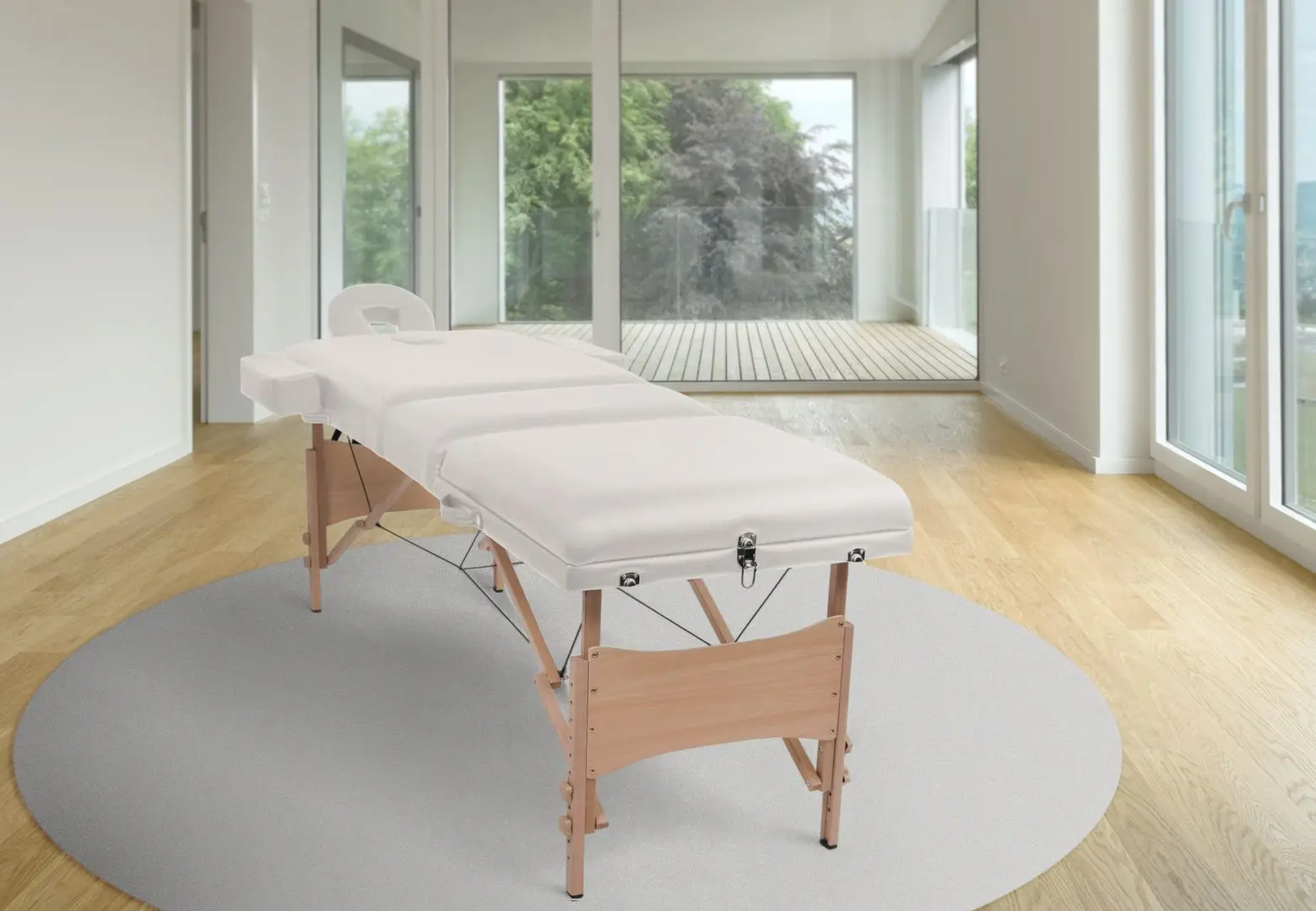 Массажный стол VidaXL 110152 (White)