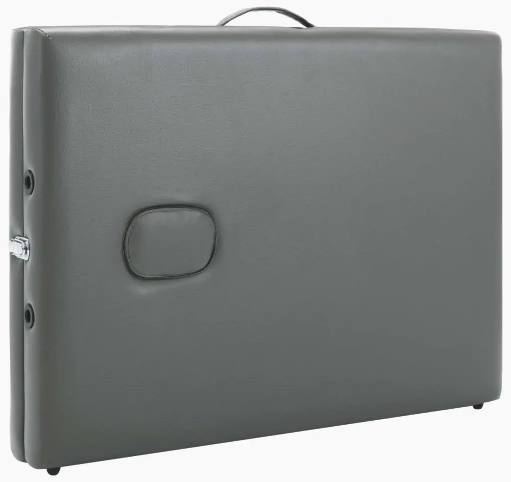 Masa pentru masaj VidaXL 110171 (Anthracite/Natural)