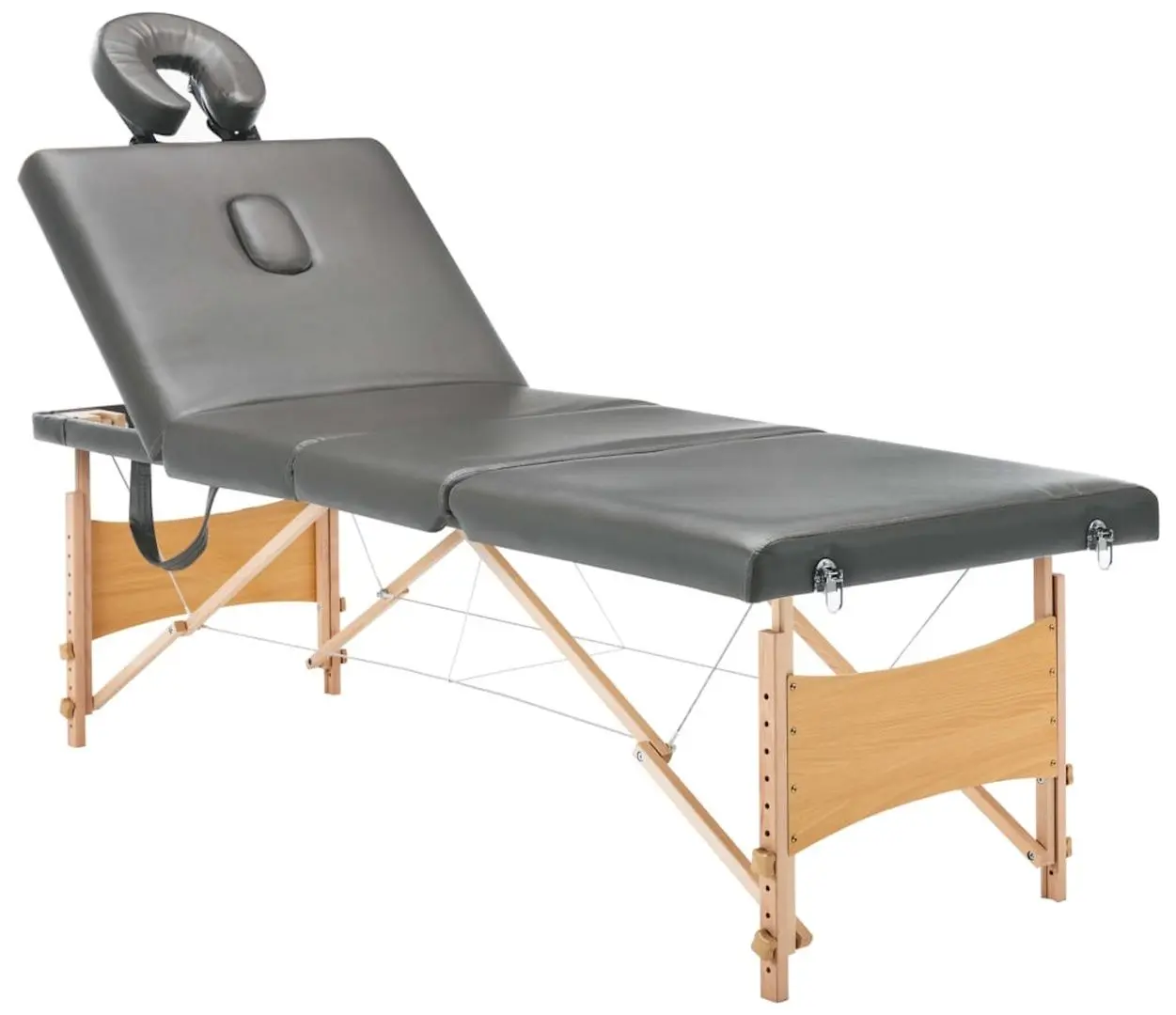 Masa pentru masaj VidaXL 110173 (Anthracite)
