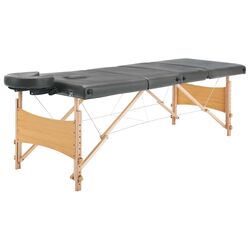 Masa pentru masaj VidaXL 110173 (Anthracite) Thumb