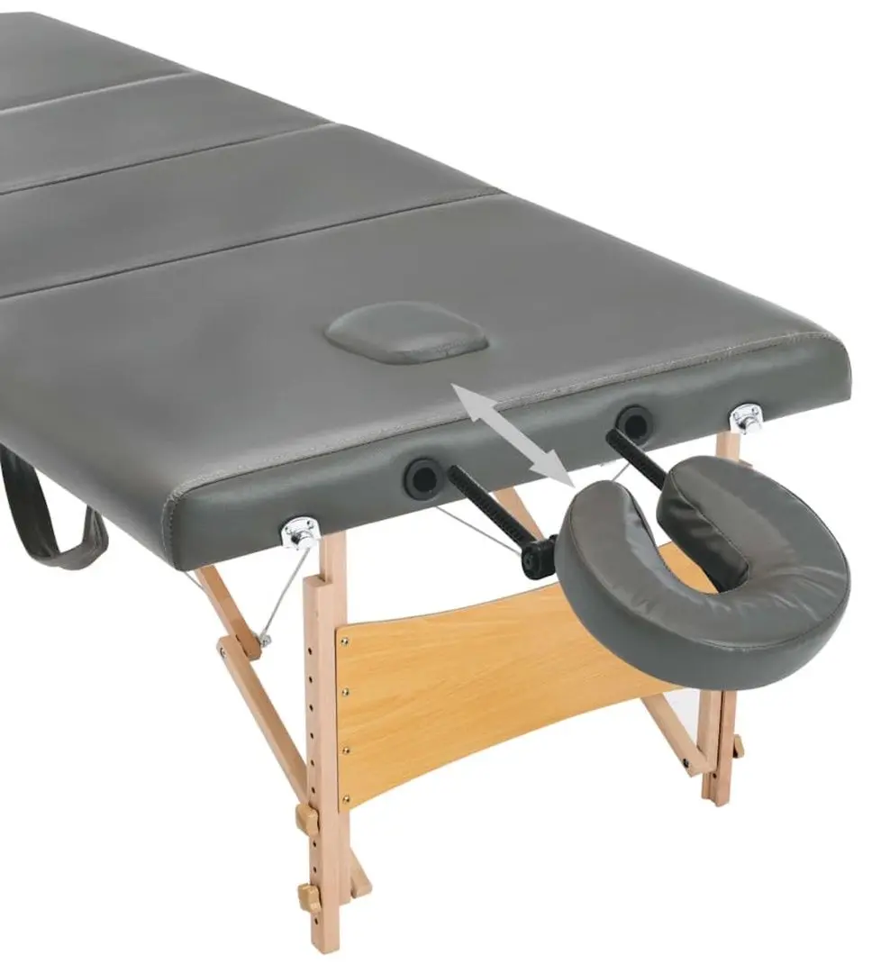 Masa pentru masaj VidaXL 110173 (Anthracite)