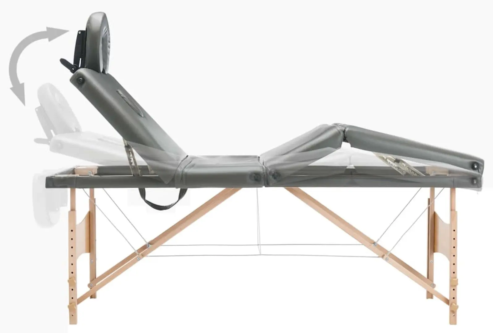 Masa pentru masaj VidaXL 110173 (Anthracite)