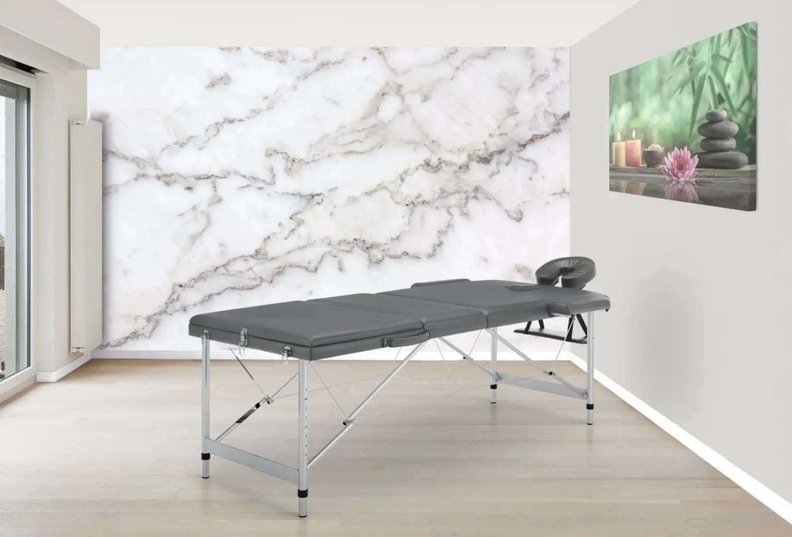 Masa pentru masaj VidaXL 110173 (Anthracite)