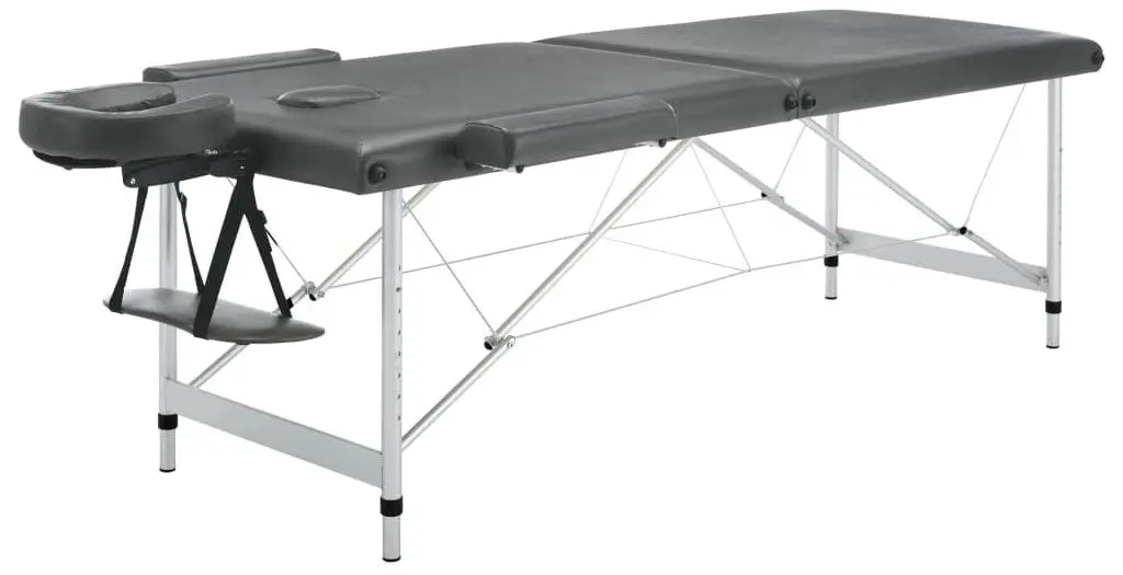 Массажный стол VidaXL 110174 (Anthracite/Grey)