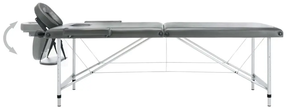 Массажный стол VidaXL 110174 (Anthracite/Grey)