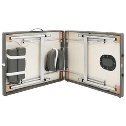 Массажный стол VidaXL 110174 (Anthracite/Grey) Thumb