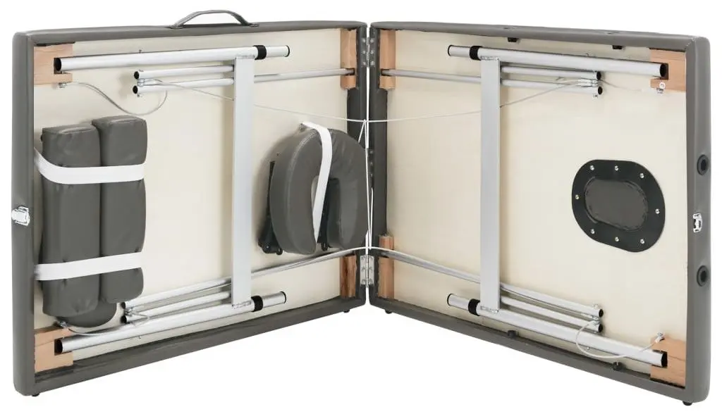 Массажный стол VidaXL 110174 (Anthracite/Grey)