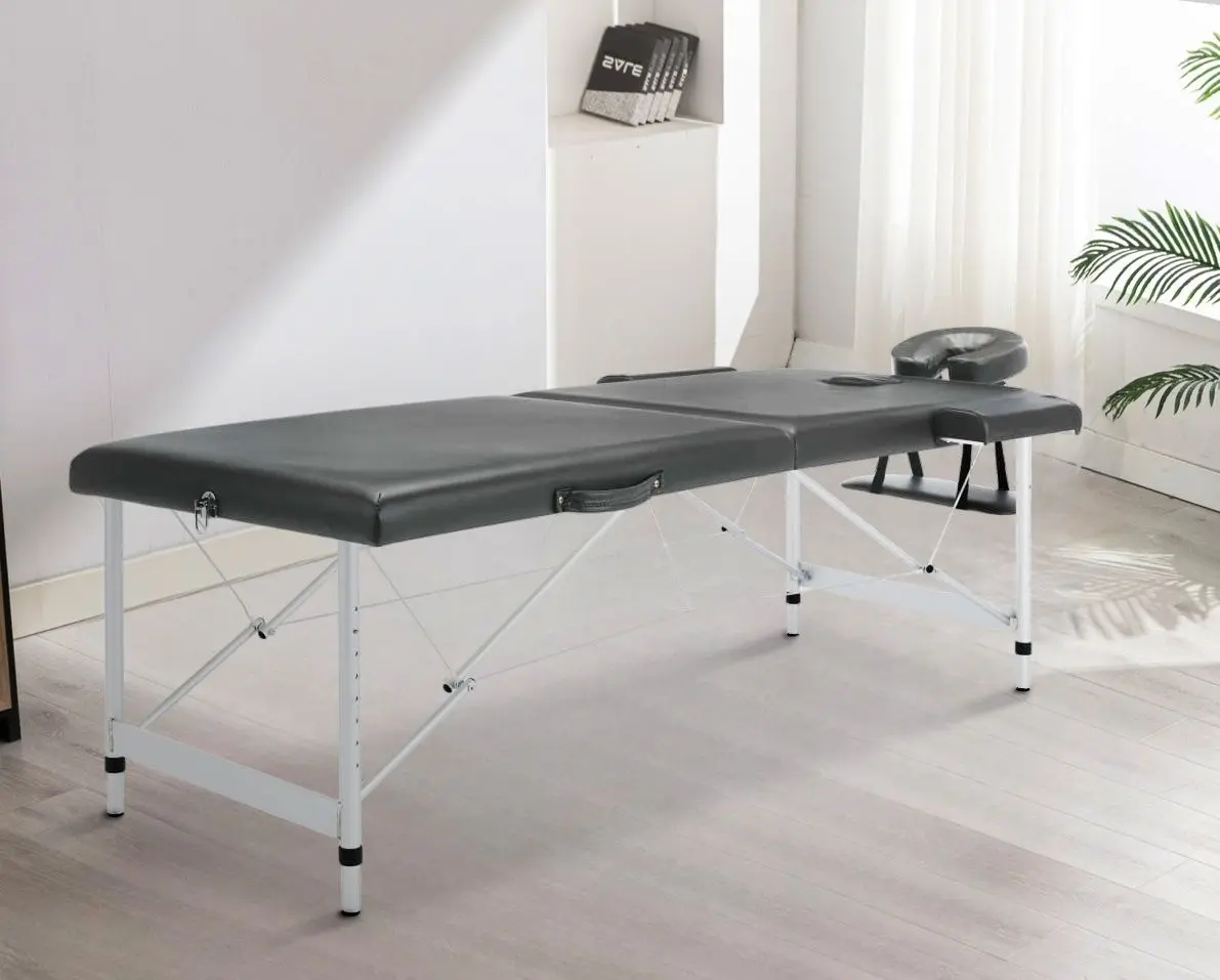 Массажный стол VidaXL 110174 (Anthracite/Grey)