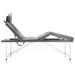 Masa pentru masaj VidaXL 110176 (Anthracite/Grey) Thumb