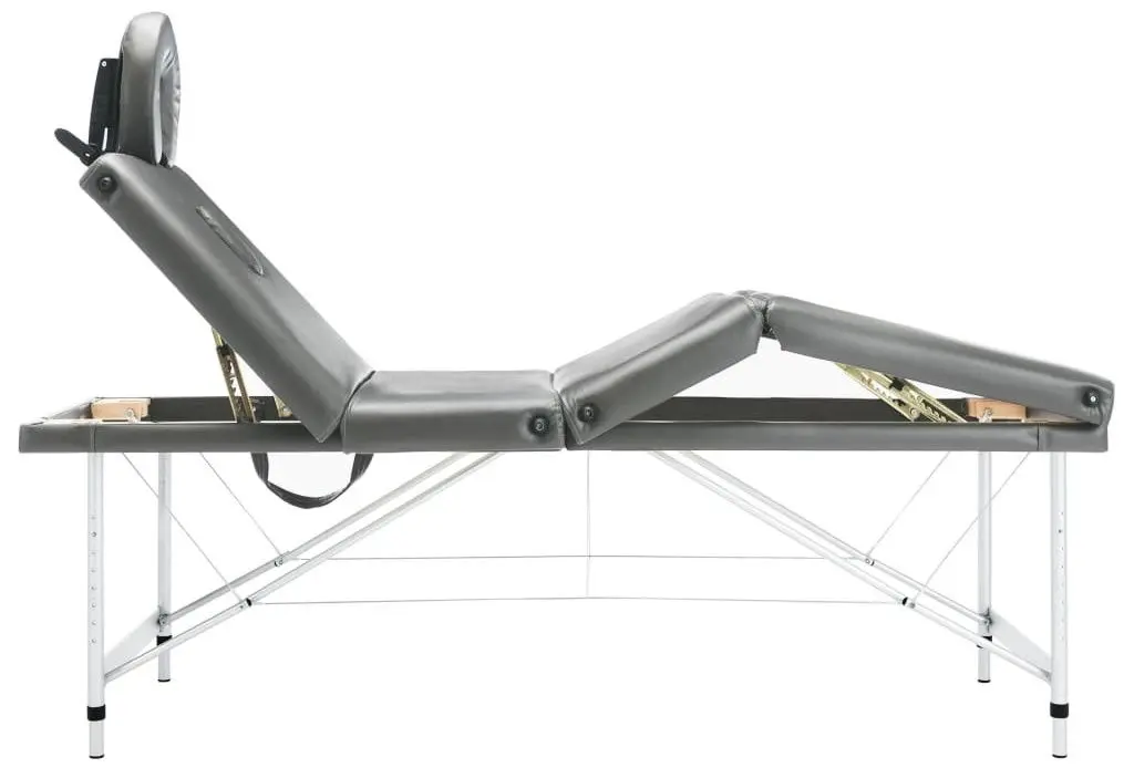 Masa pentru masaj VidaXL 110176 (Anthracite/Grey)