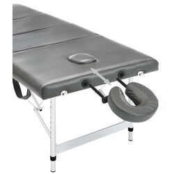 Masa pentru masaj VidaXL 110176 (Anthracite/Grey) Thumb