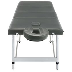 Masa pentru masaj VidaXL 110176 (Anthracite/Grey) Thumb