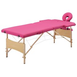 Masa pentru masaj VidaXL 110185 (Pink) Thumb