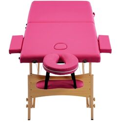 Masa pentru masaj VidaXL 110185 (Pink) Thumb