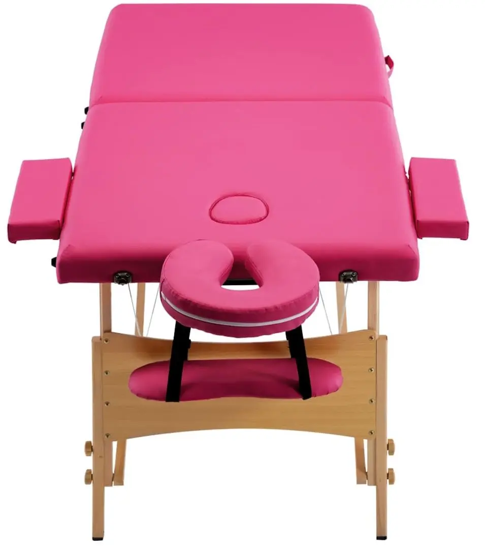 Masa pentru masaj VidaXL 110185 (Pink)