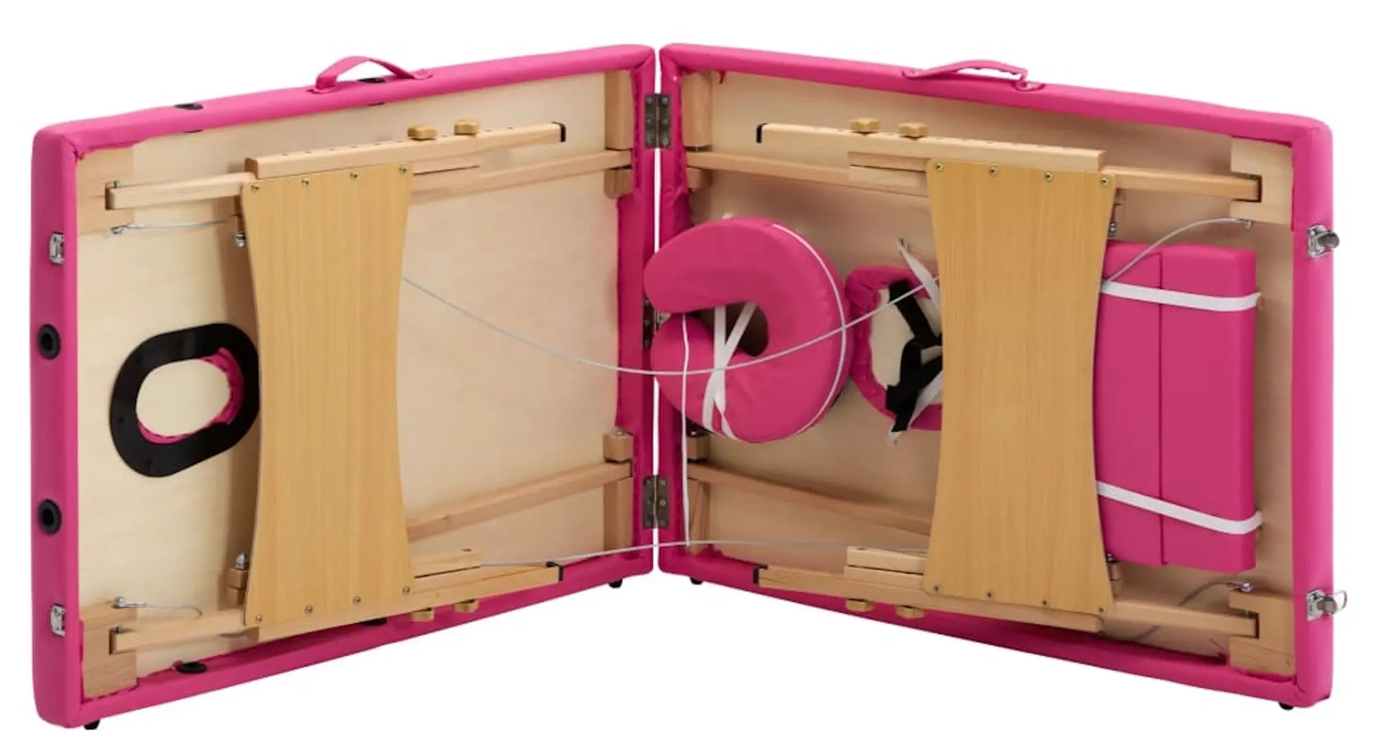 Masa pentru masaj VidaXL 110185 (Pink)