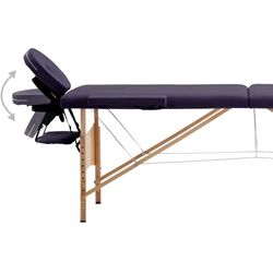 Masa pentru masaj VidaXL 110186 (Purple) Thumb