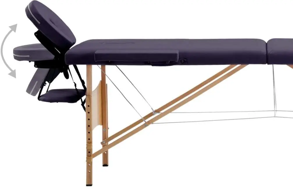 Masa pentru masaj VidaXL 110186 (Purple)