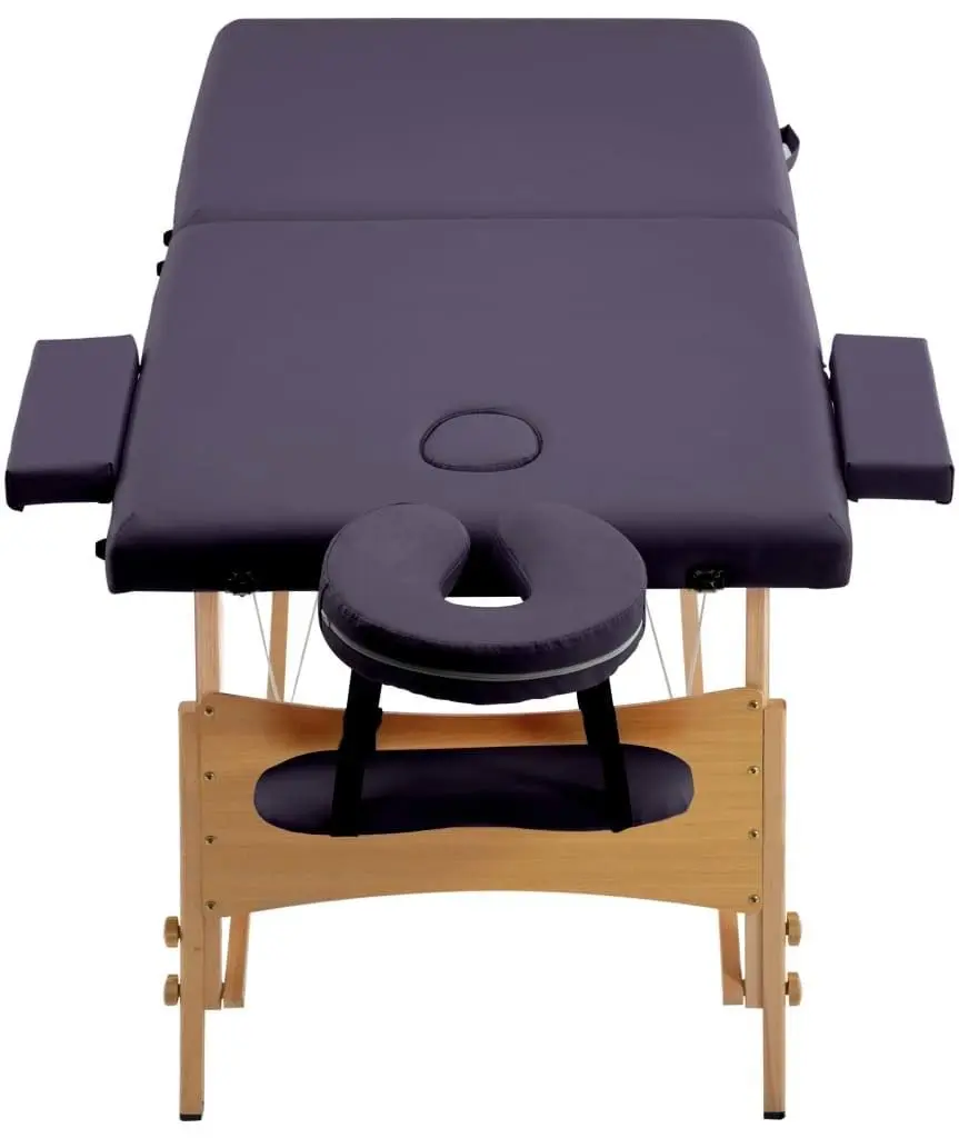 Masa pentru masaj VidaXL 110186 (Purple)