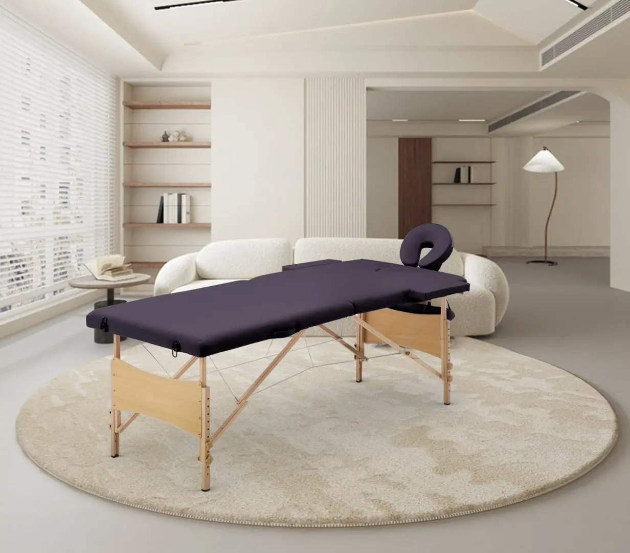 Masa pentru masaj VidaXL 110186 (Purple)