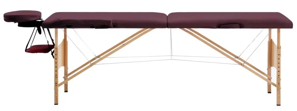 Массажный стол VidaXL 110187 (Violet Wine)