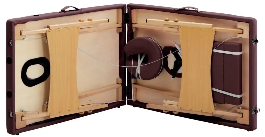 Массажный стол VidaXL 110187 (Violet Wine)