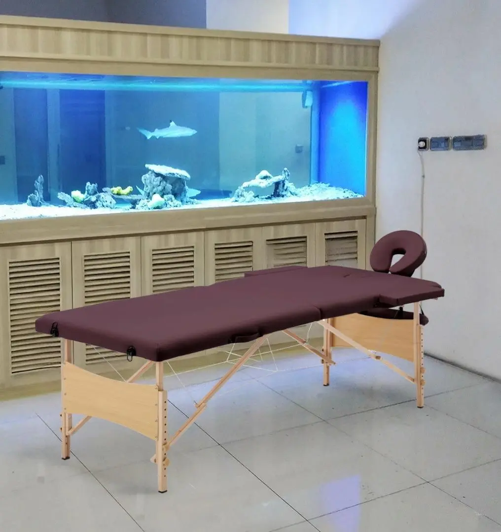 Массажный стол VidaXL 110187 (Violet Wine)