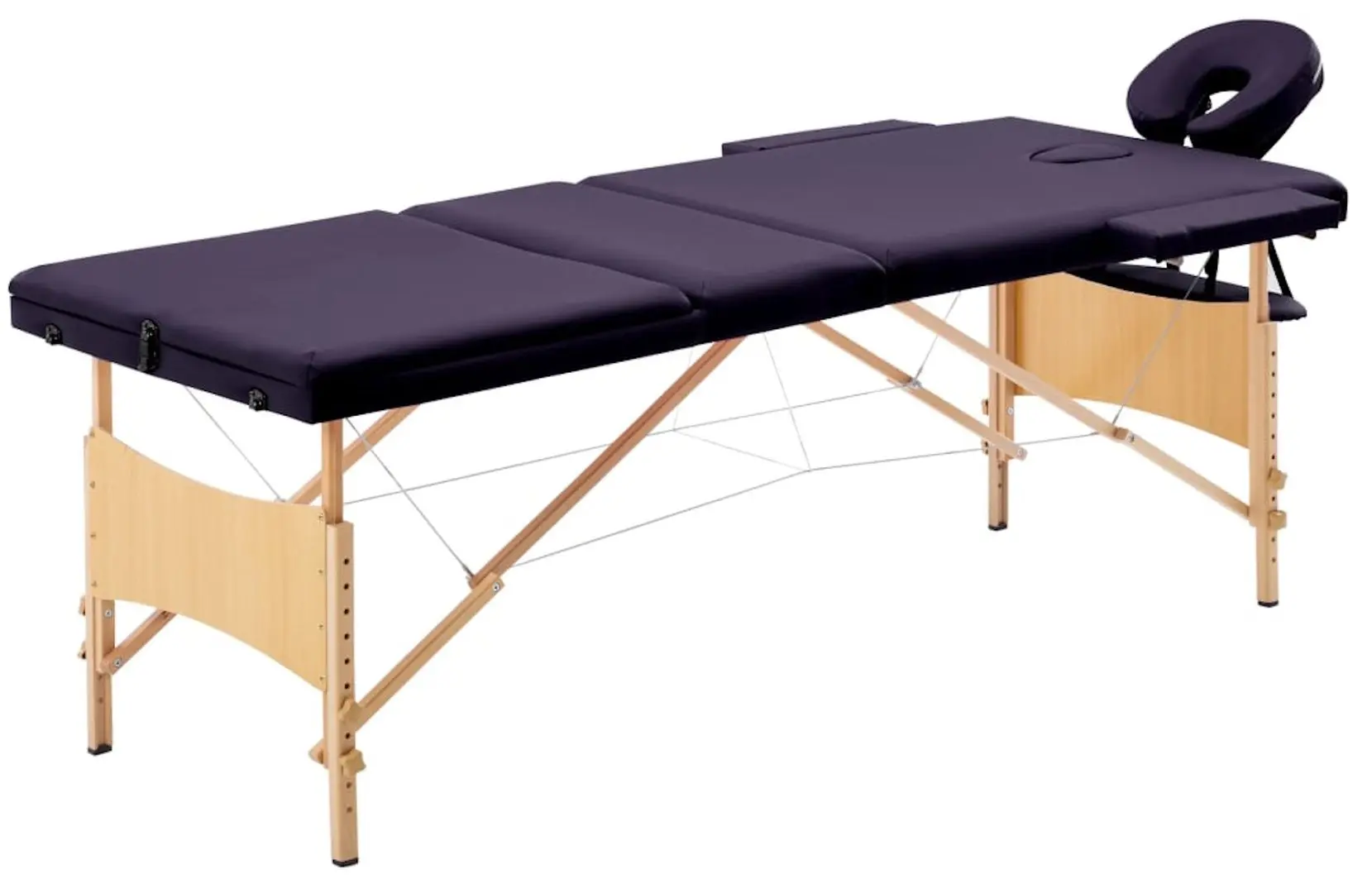 Masa pentru masaj VidaXL 110189 (Purple)