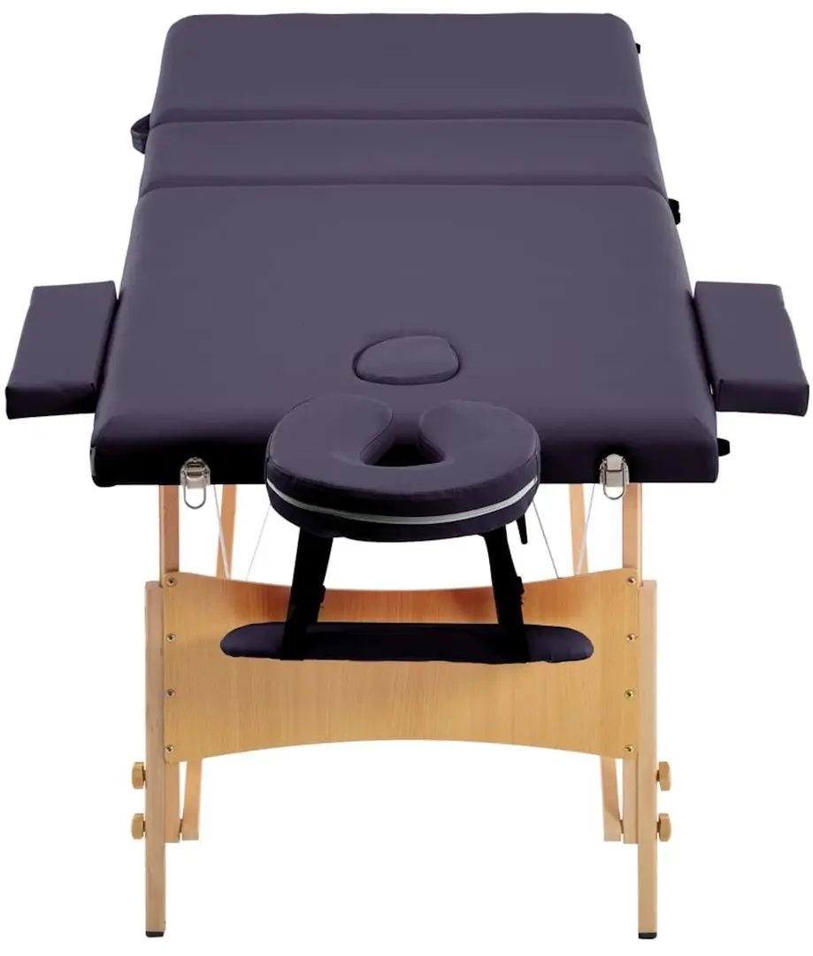 Masa pentru masaj VidaXL 110189 (Purple)