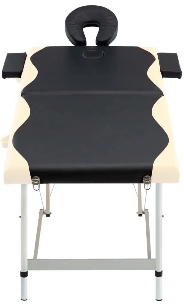 Masa pentru masaj VidaXL 110229 (Black/Beige) - 3