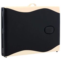 Masa pentru masaj VidaXL 110229 (Black/Beige) Thumb