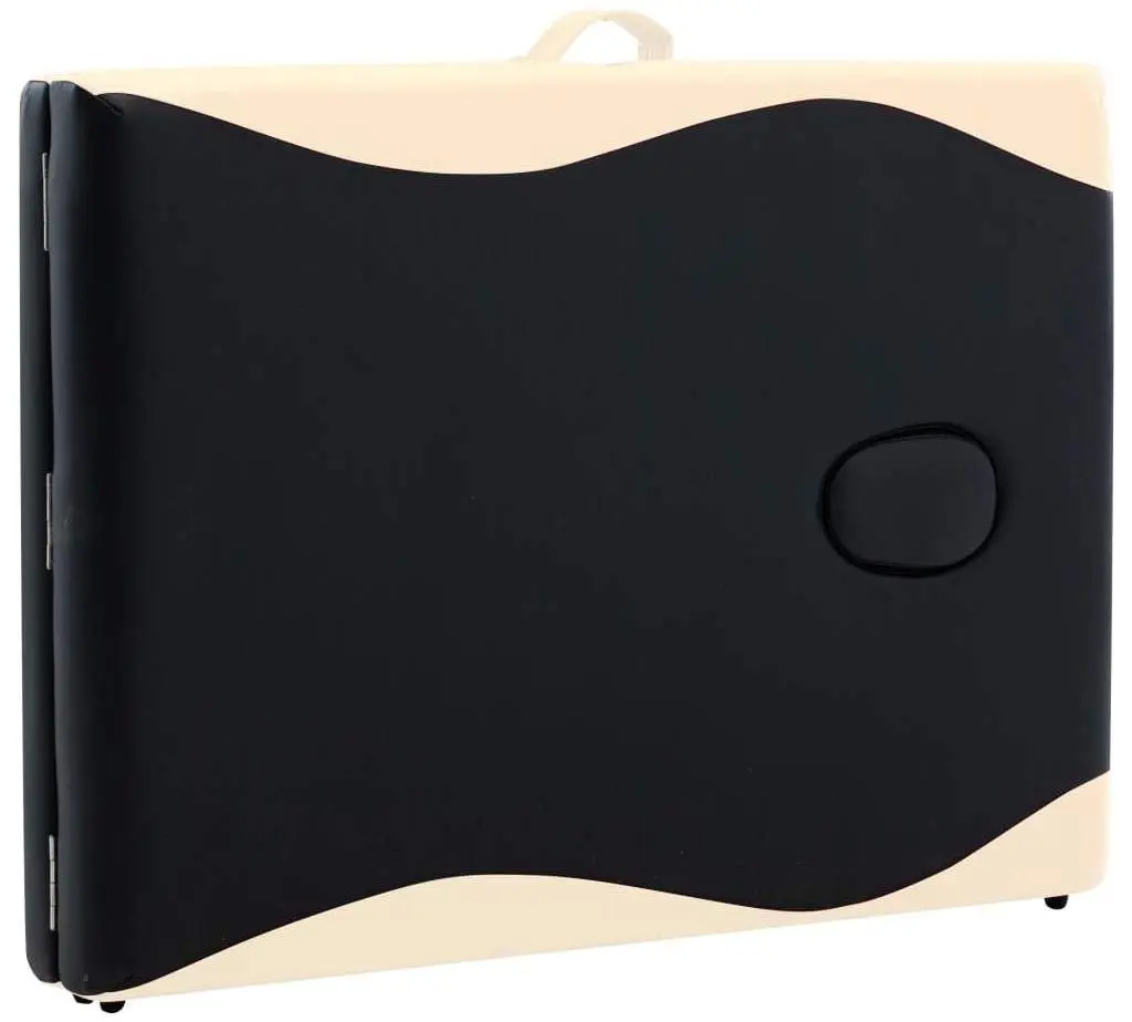 Masa pentru masaj VidaXL 110229 (Black/Beige) - 6