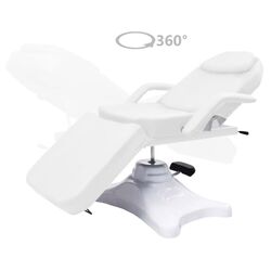 Fotoliu cosmetologic VidaXL 110261 (White) Thumb