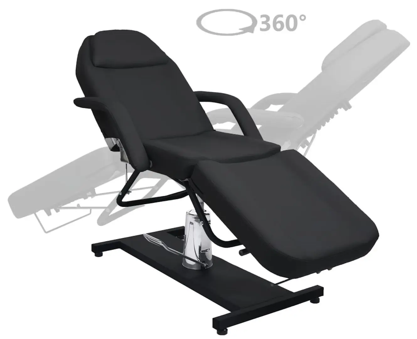 Кресло косметологическое VidaXL 110265 (Black)