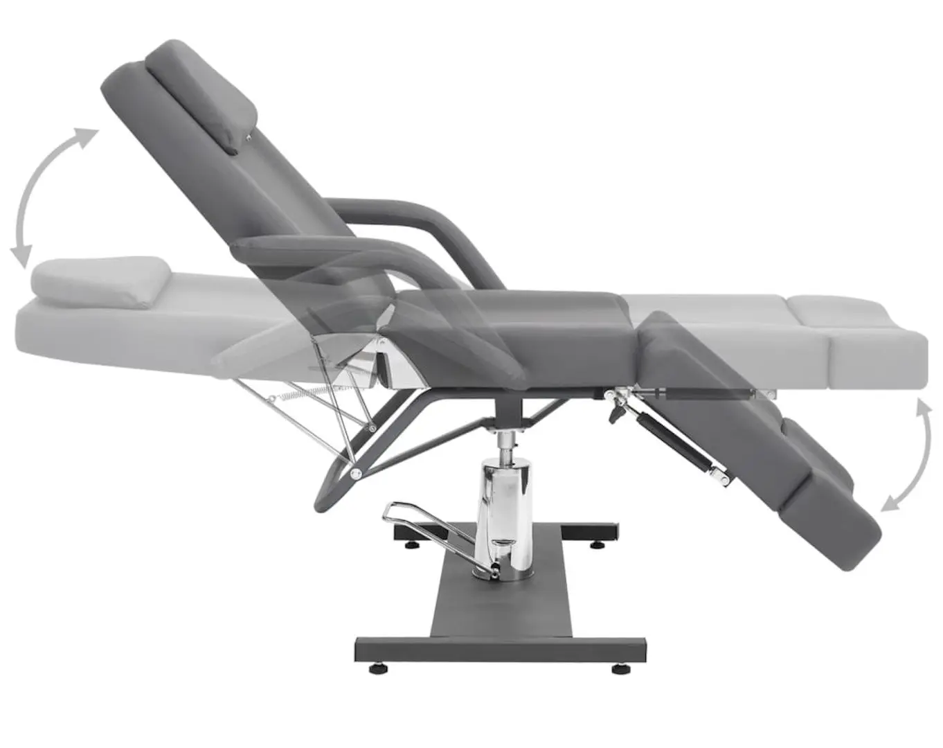 Fotoliu cosmetologic VidaXL 110268 (Grey)