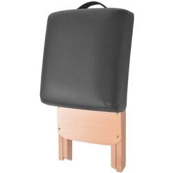 Set masa de masaj + taburet VidaXL 110157 (Black) Thumb