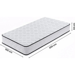 Saltea cu husa Akord 7 Zones H3 100x200 (24cm) Thumb