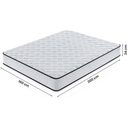 Saltea cu husa Akord 7 Zones H3 160x200 (24cm) Thumb