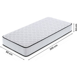 Saltea cu husa Akord 7 Zones H3 90x200 (24cm) Thumb