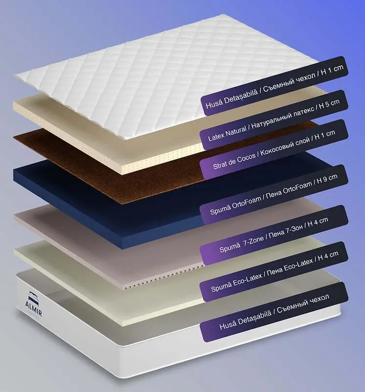 Saltea Almir Dublu Latex 100x190 (24cm)