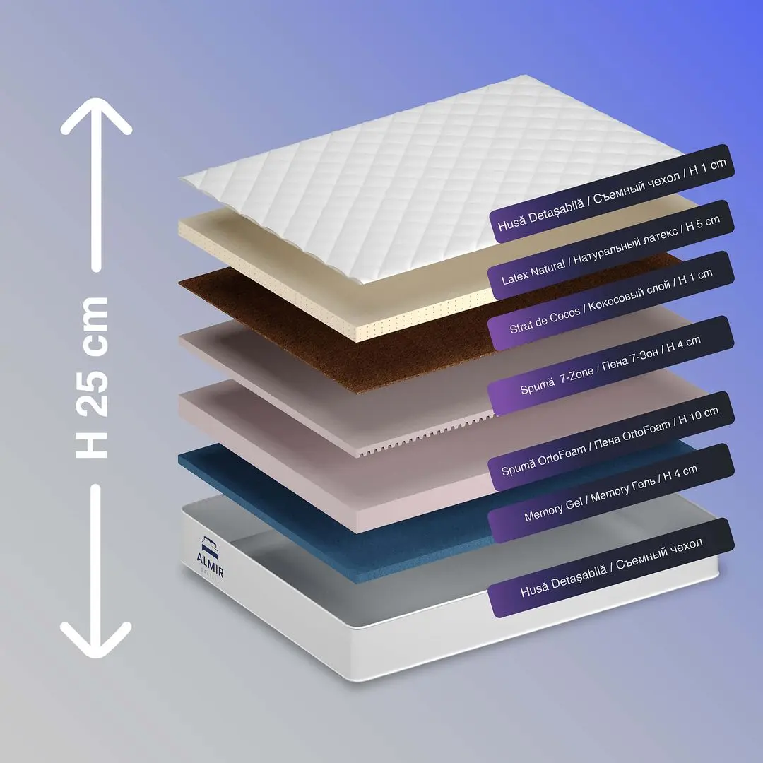 Матрас Almir Latex Ice 90x200 (25см)