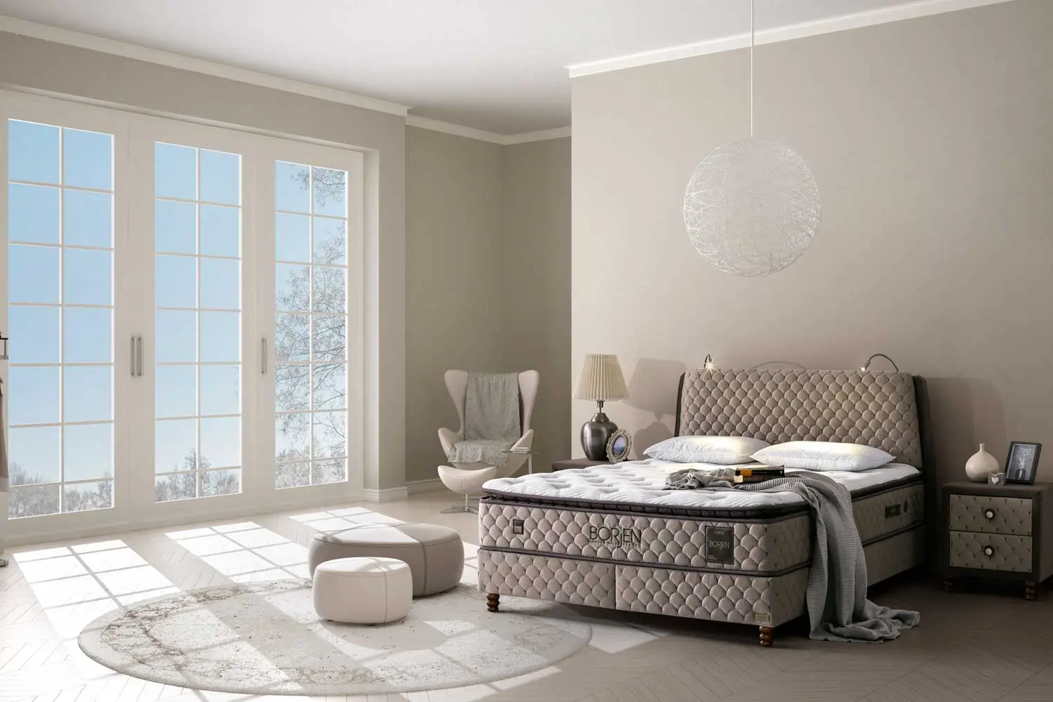 Saltea Bambi Borjen 160x200 (33cm) - 7