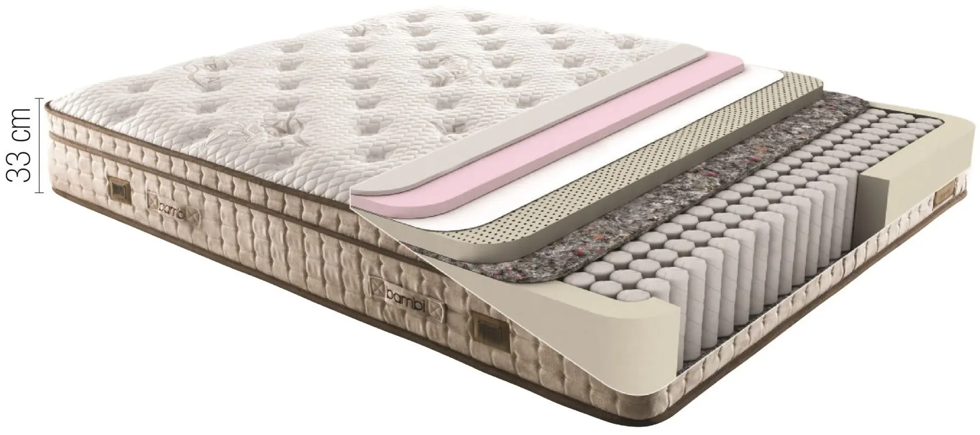 Saltea Bambi Latextra 160x200 (33cm) - 2