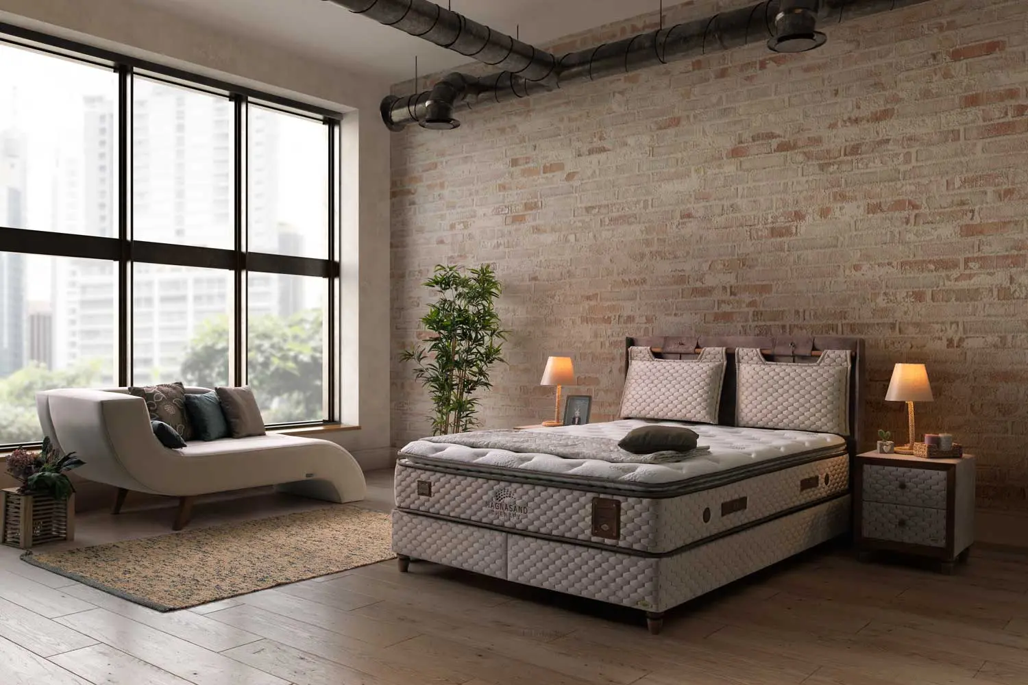 Saltea Bambi Magnasand Therapy 140x190 (33cm) - 3