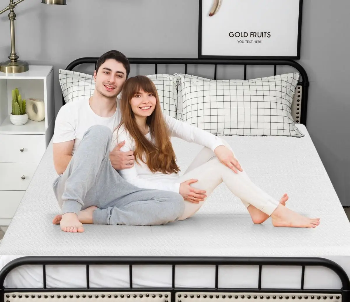 Топпер Costway HU10008-D 140x200 (5см) - 2