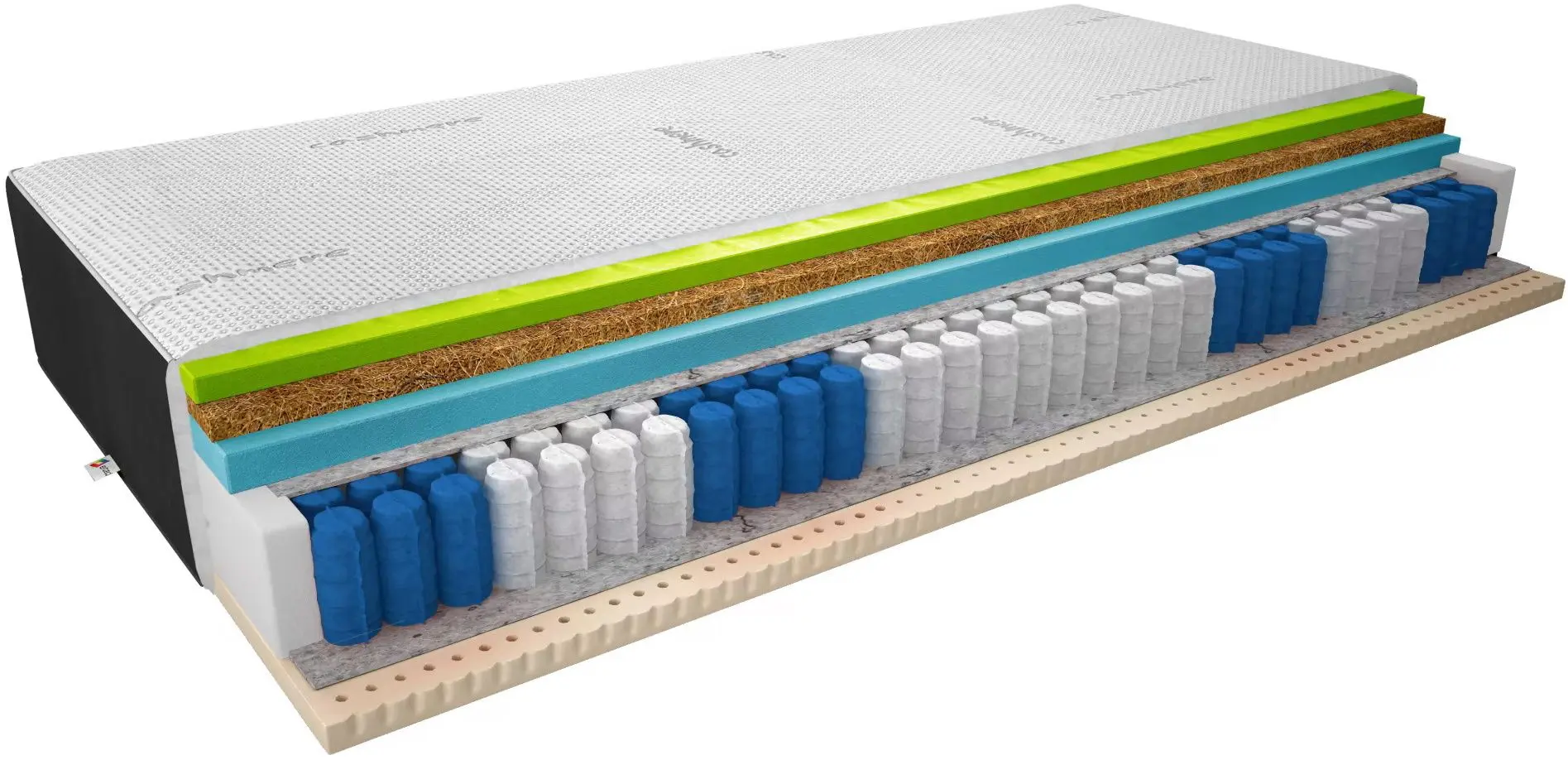 Матрас Eltap Sola Cashmere/Velvet Black 200x200 (24cm)