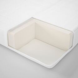 Saltea pat extensibil Ikea Nattsmyg 80x200 (Alb) Thumb