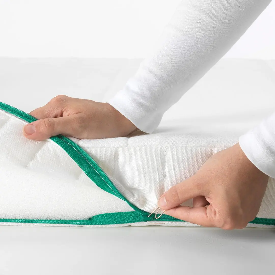 Saltea pat extensibil Ikea Nattsmyg 80x200 (Alb)