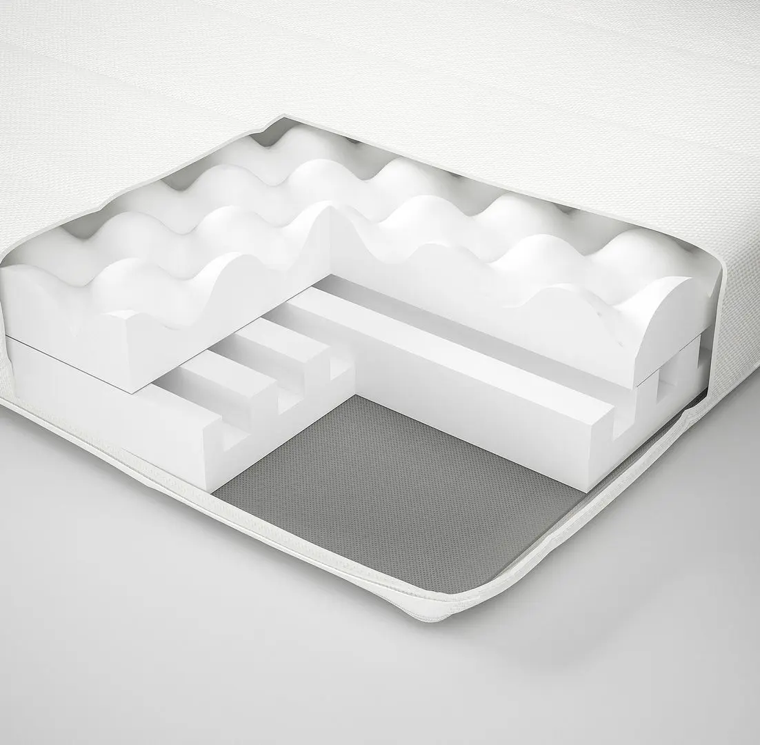 Saltea Ikea Afjall 160x200 (Fermitate Medie/Alb)