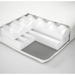 Saltea Ikea Afjall 80x200 (Fermitate Medie/Alb) Thumb